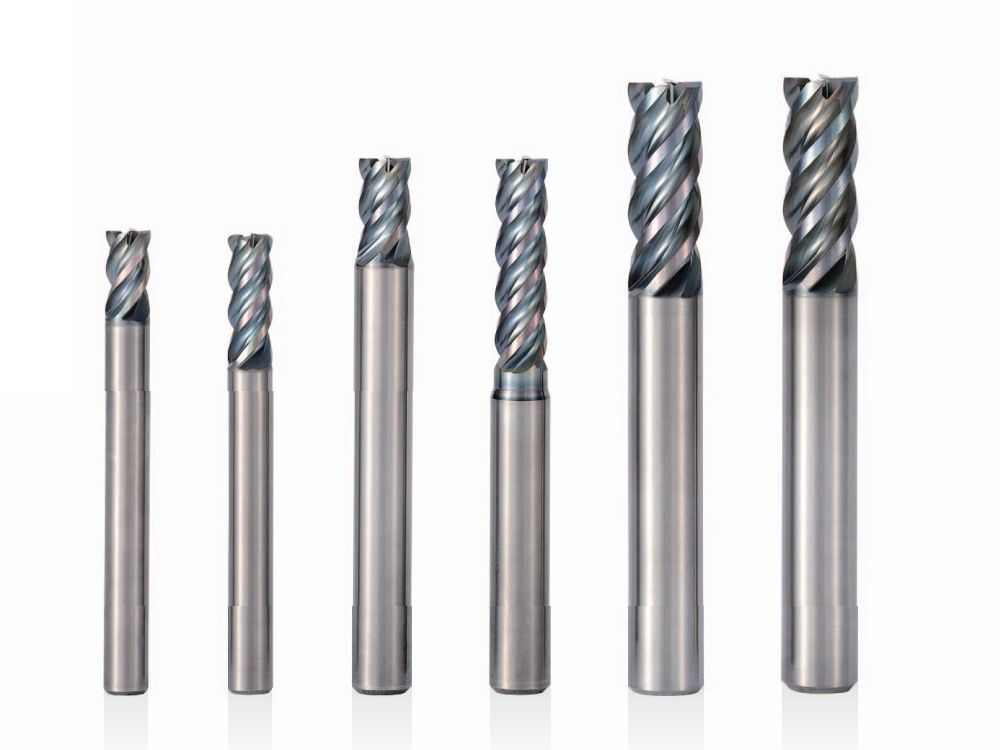 鈦合金4mm標(biāo)長不等導(dǎo)程角立銑刀4TFK