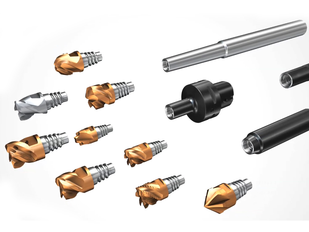 45整體式硬質合金倒角銑削切削