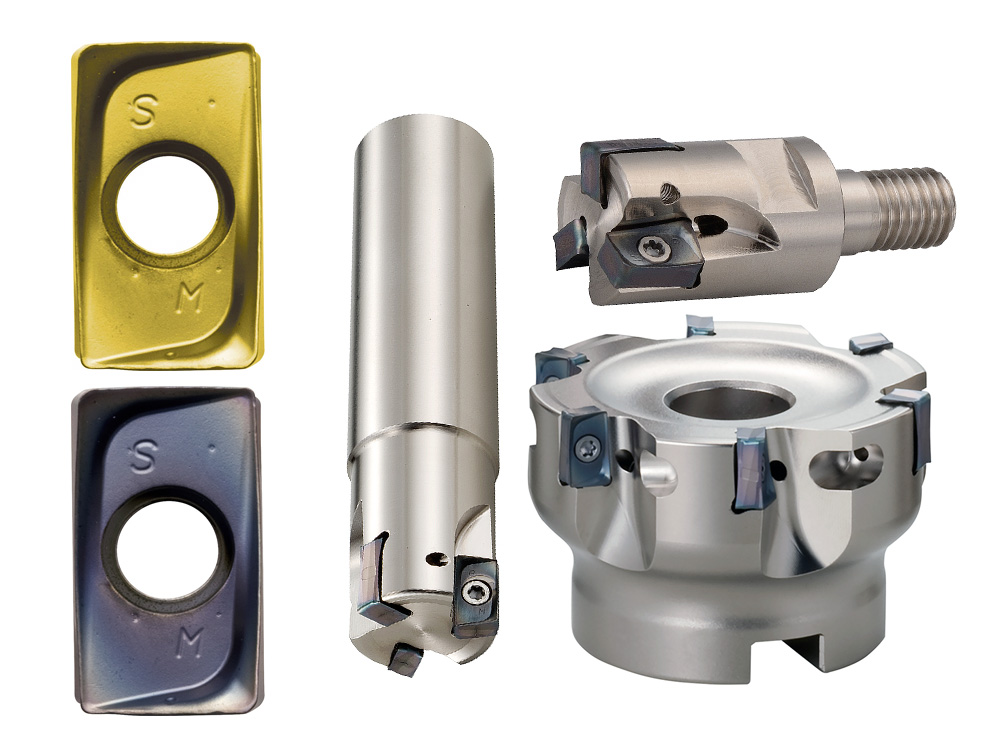 R0.8鈦合金直角銑刀片LOMU1004