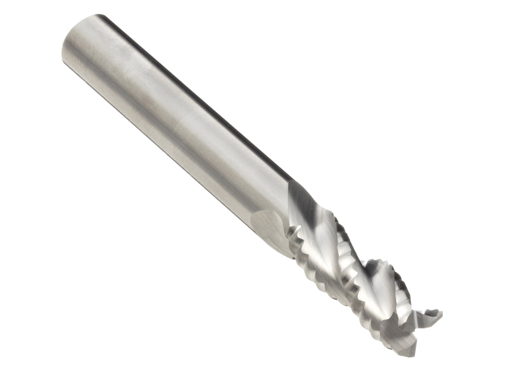 12mm鋼件整體硬質(zhì)合金粗加工立銑刀，帶